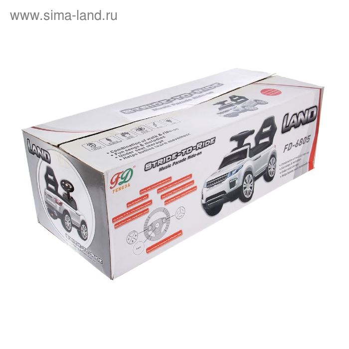 Толокар «Гонка», световые и звуковые эффекты, цвет красный Толокар «Гонка», световые и звуковые эффекты, цвет красный