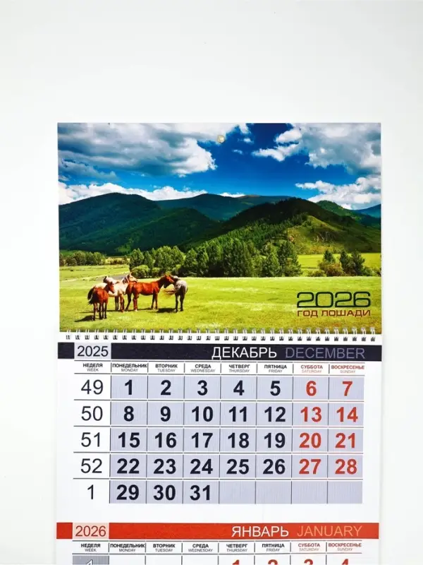 Календарь квартальный 2026 «Впереди новые открытия» Календарь квартальный 2026 «Впереди новые открытия»