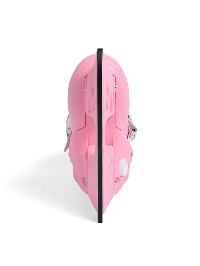 Коньки детские раздвижные BlackAqua, р. 30-33, для фитнеса, розовые