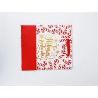 Пакеты подарочные новогодние &laquo;Новый год&raquo;, тиснение, конгрев, 3 шт., 26&times;30&times;9 см