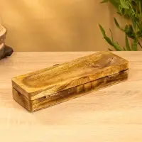 Подставка под благовония с хранением "Футляр" 31х10х5,5 см, дерево шишам