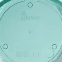 Горшок для цветов с поддоном Доляна &laquo;Эрика&raquo;, 0,7 л, цвет бирюзовый