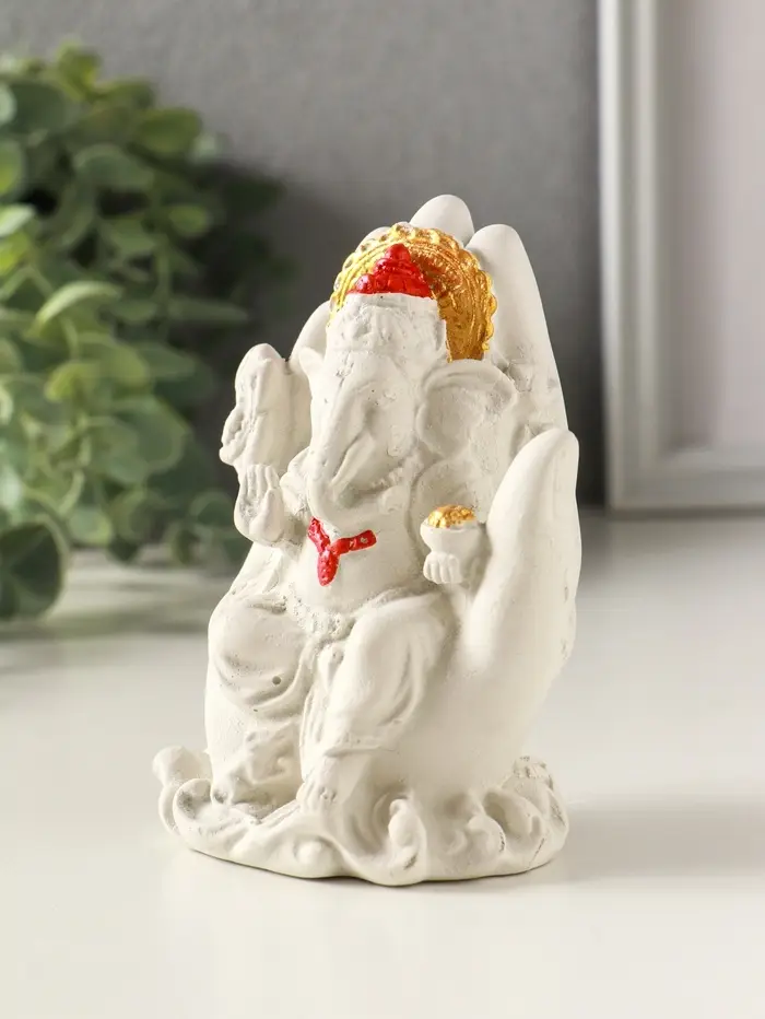 Фигурка гипс &laquo;Ганеша в ладони&raquo;, 11 см