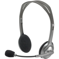 Гарнитура проводная Logitech Stereo Headset H111 Сер(981-000594/981-000593)