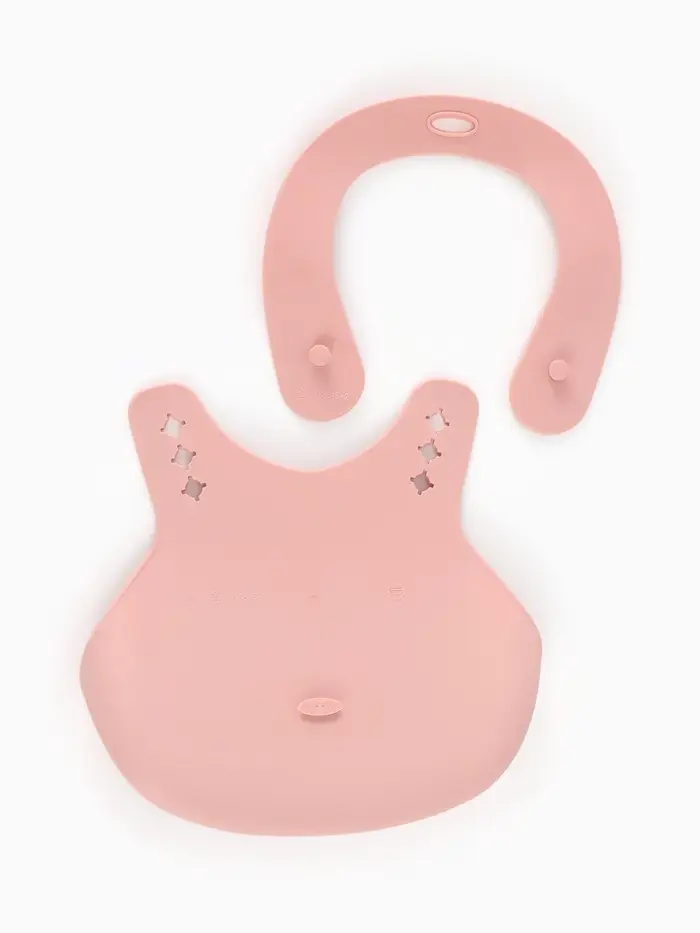 Нагрудник детский, цвет светло-розовый