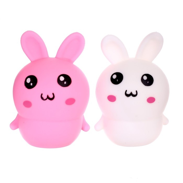 Мялка «Зайка» с пастой, цвета МИКС Мялка «Зайка» с пастой, цвета МИКС