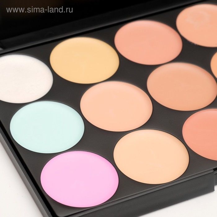 Палетка корректоров для лица, 15 цветов Палетка корректоров для лица, 15 цветов