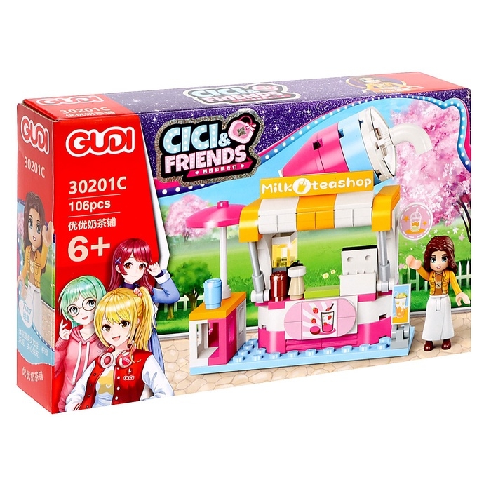 Конструктор для девочек &laquo;Подружки. Милкшейк&raquo;, 106 деталей