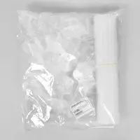 Палочка для шаров 35 см с зажимом набор 50 штук