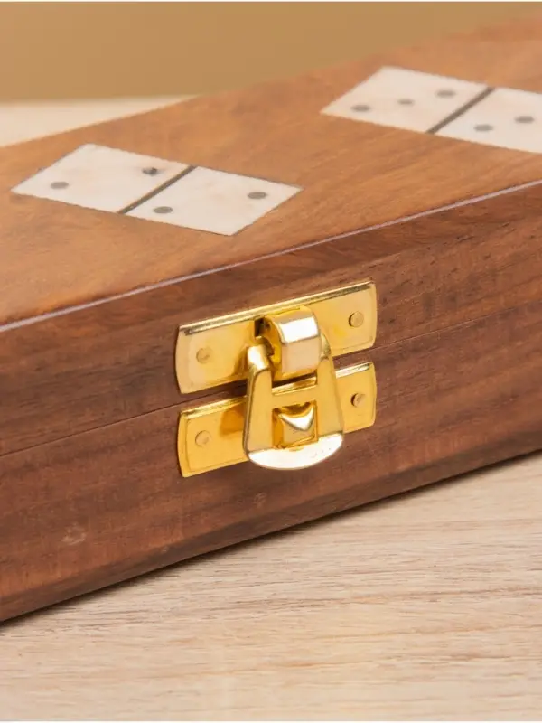 Настольная игра &laquo;Домино&raquo;, 17.5&times;5.5&times;4.5 см, дерево шишам, кость