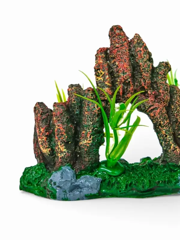 Декор для аквариума "Каменные джунгли", 14 х 5 х 9,5 см