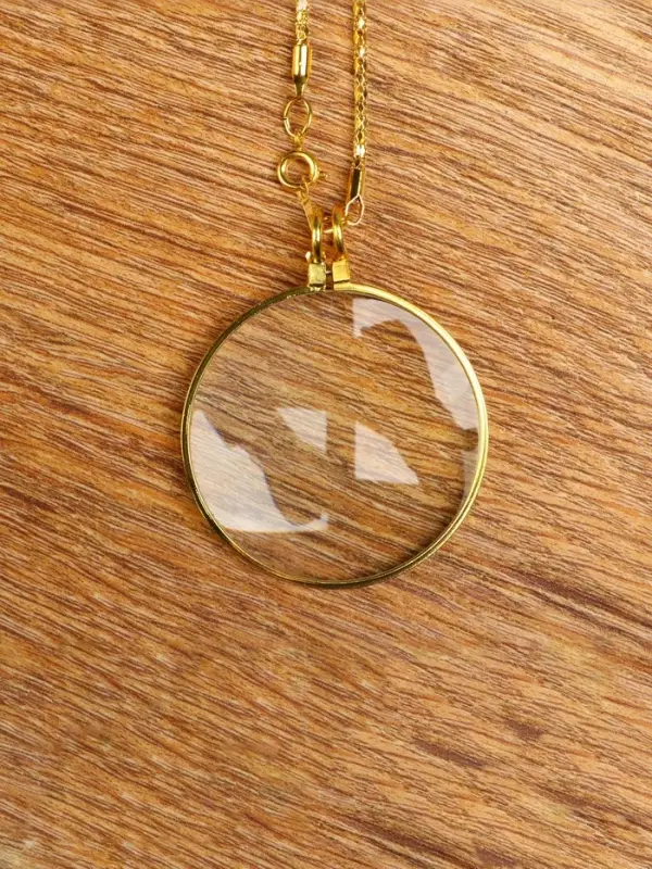 Лупа-подвеска &laquo;Золотая&raquo; 5х, d=42 мм