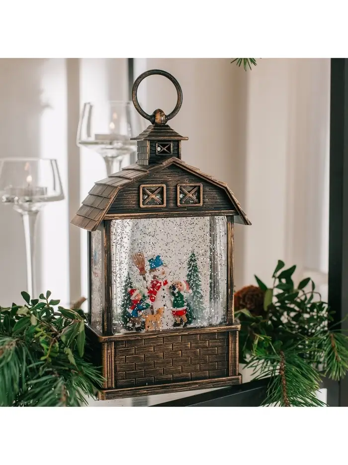 Светодиодная фигура &laquo;Дети и снеговик&raquo; 14&times;24&times;8 см, пластик, от батареек ААх3, USB, свечение тёплое белое