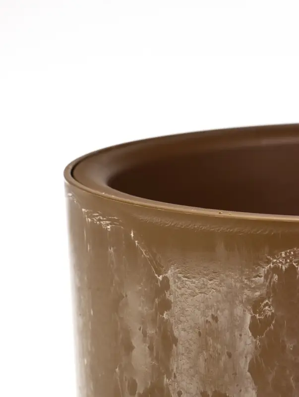 Кашпо со вставкой 7,8 л d28 см h25,5 см МИКРИТ бежевый слайн