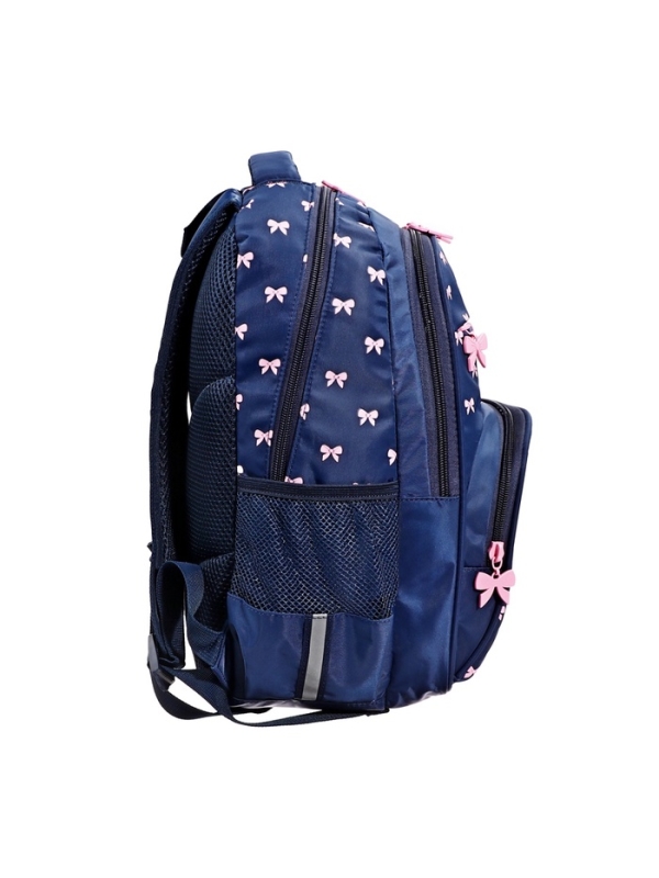 Рюкзак школьный, 39×28×20 см, Grizzly, эргономичная спинка, синий, RG-568-2_3 Рюкзак школьный, 39×28×20 см, Grizzly, эргономичная спинка, синий, RG-568-2_3