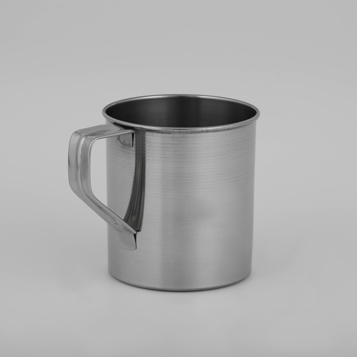 Кружка из нержавеющей стали Доляна &laquo;Индия&raquo;, 280 мл, d=7,4 см