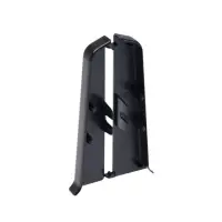 Торцевые заглушки для плинтуса &laquo;Деконика&raquo;, пара, 85 мм, цвет 007 чёрный