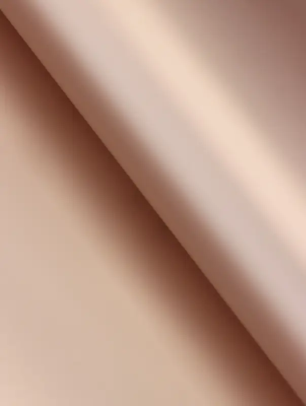 Плёнка матовая для цветов и букетов, двухсторонняя &laquo;Цветной блеск&raquo; пудра, бронза, 0.58&times;10 м