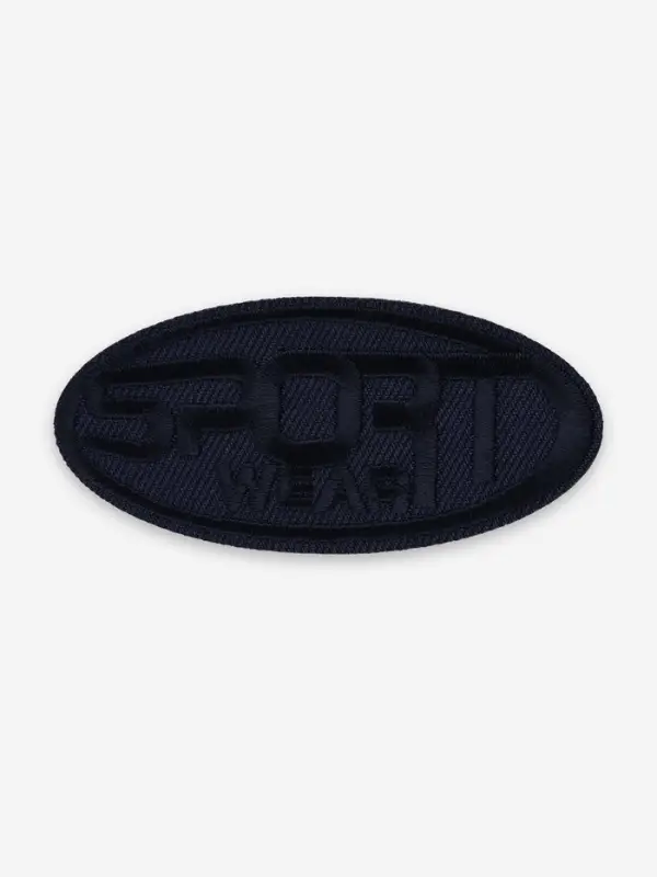 Термоаппликация Sport, 7.2&times;3.2 см, тёмно-синяя