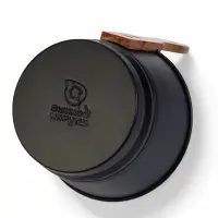 Ушат для бани и сауны, 4 л, сталь, с деревянной ручкой, чёрный