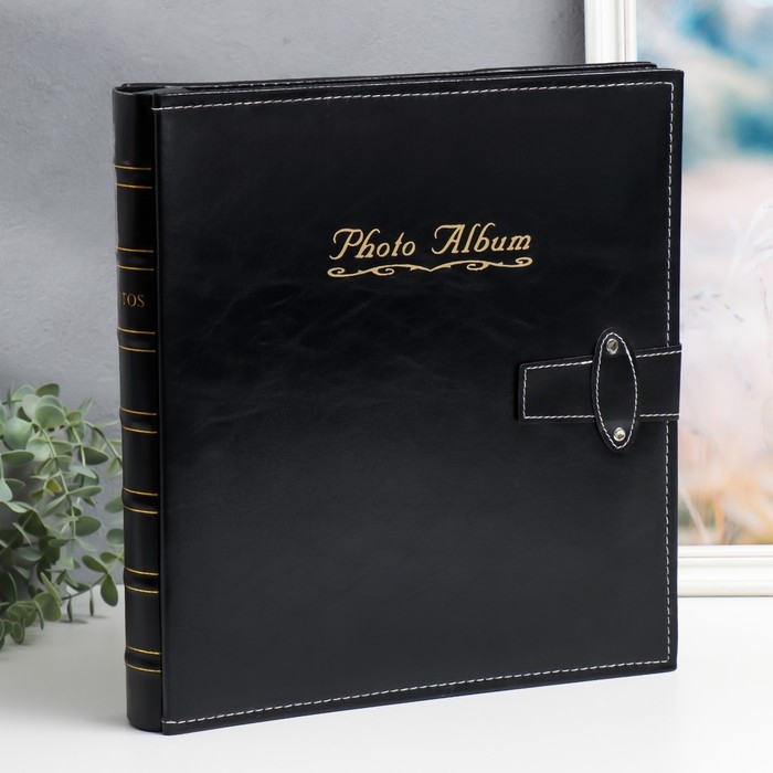Фотоальбом на 1000 фото 10х15 см Фотоальбом на 1000 фото 10х15 см "Чёрный" кожзам 36,8х33х6,5 см