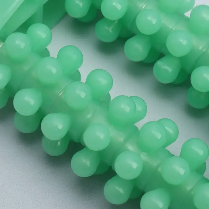 Массажёр для рук и ног, 14 колёс, 10, 5 5 см, зелёный