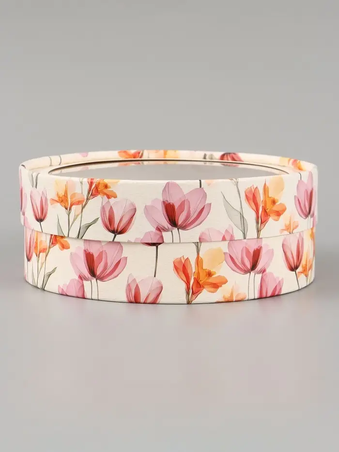 Коробка подарочная с окном &laquo;Ты прекрасна&raquo;, 16&times;16&times;5 см, круглая