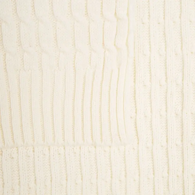 Плед Slumberland, белый (молочный)