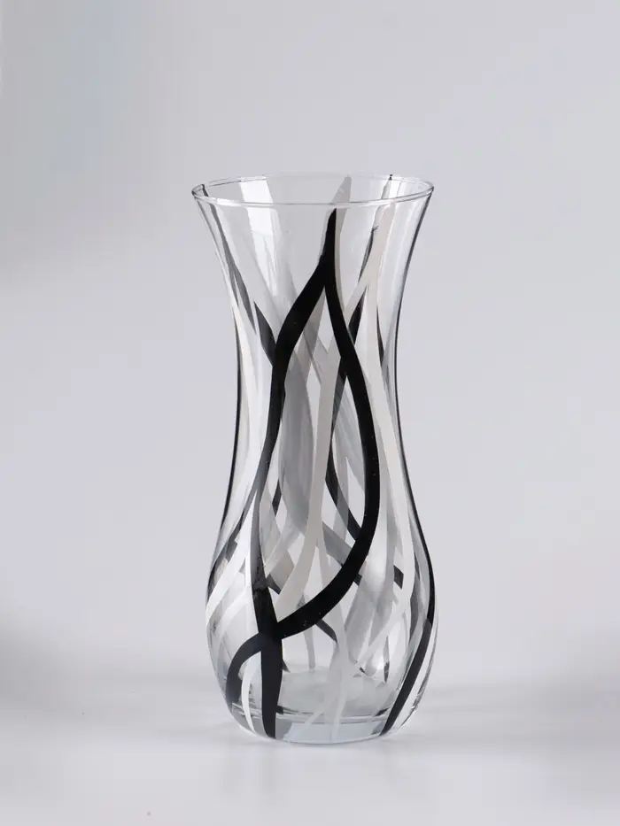 Ваза &laquo;Персей&raquo;, линии, h=26 см, стекло