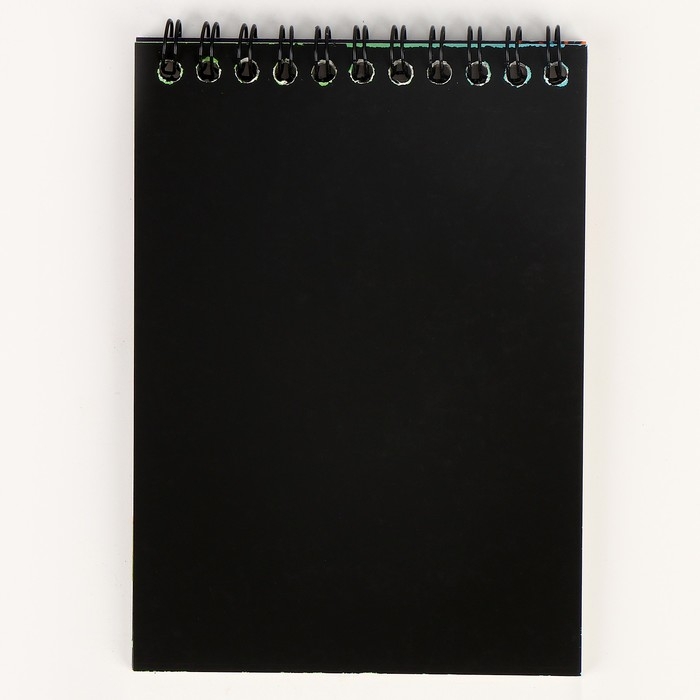 Блокнот - гравюра на новый год «Дракончик с подарками», 10 листов, лист наклеек Блокнот - гравюра на новый год «Дракончик с подарками», 10 листов, лист наклеек