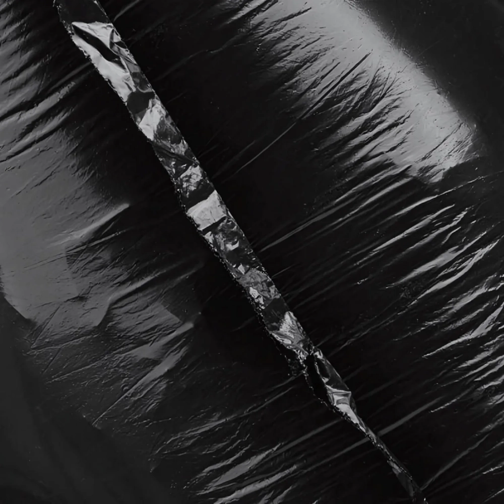 Мешки для мусора ПВД 110л 40мкм 10шт/рул черные 60x100см Luscan