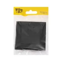 Выключатель проходной TOT Glossy Glass, 10 А, 1 клавиша, скрытый монтаж, стеклянная рамка, чёрный