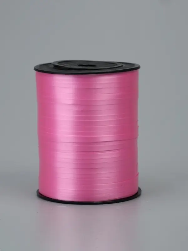 Лента для декора и подарков, розовый, 0,5 см х 500 м