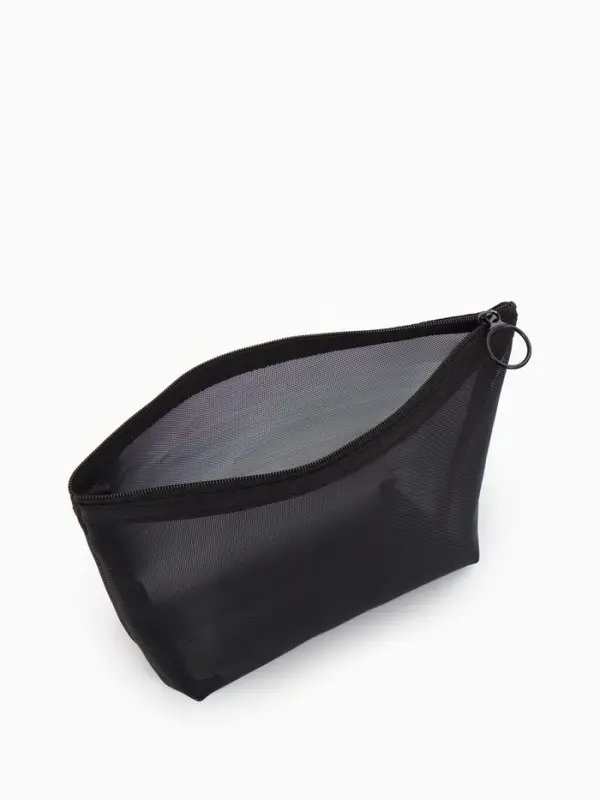 Косметичка дор Сетка 17*6,5*13,5, отд на молнии, черный Косметичка дор Сетка 17*6,5*13,5, отд на молнии, черный