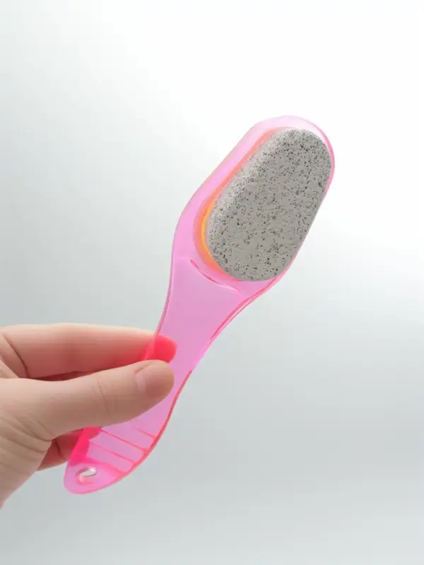 Пилка для пяток, камень/пемза, двусторонняя, 20 см, МИКС