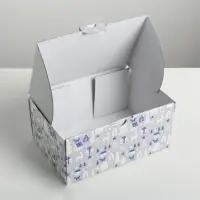 Коробка подарочная новогодняя складная &laquo;Новогодняя&raquo;, 22&times;15&times;10 см, Новый год