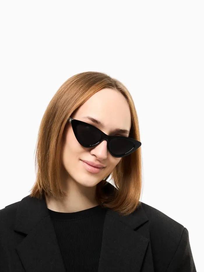 Очки солнцезащитные женские &laquo;OneSun. Кошачий глаз&raquo;, uv 400, линза 4&times;5 см, чёрный