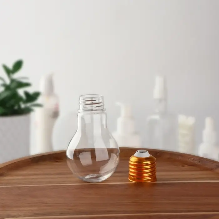 Бутылочка для хранения «Лампа», 80 мл, цвет золотой Бутылочка для хранения «Лампа», 80 мл, цвет золотой