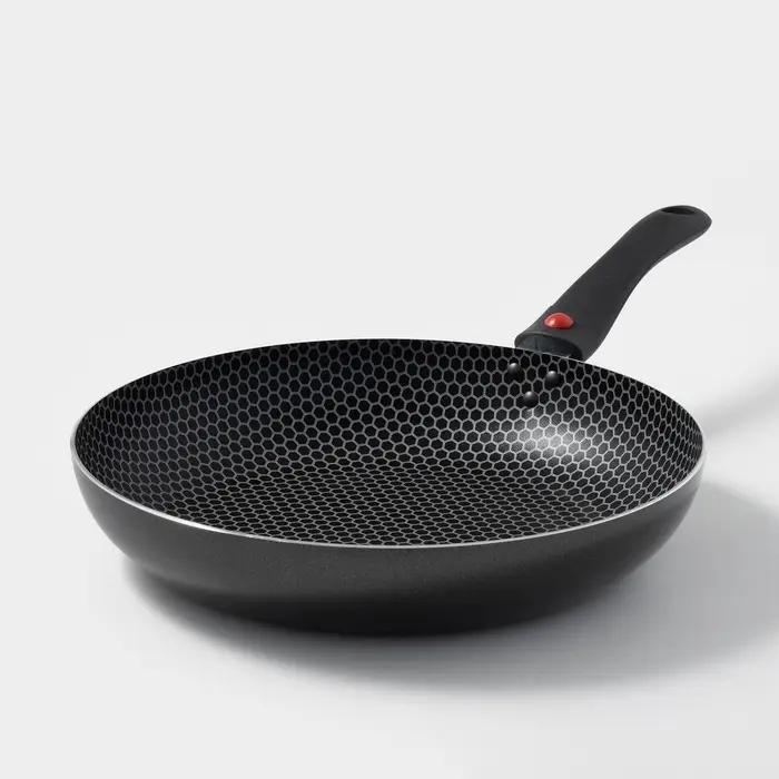 Сковорода Forever, d=28 см, съёмная ручка, стеклянная крышка, антипригарное покрытие, алюминий, тёмно-серая