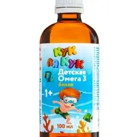 Детская Омега-3, &laquo;Кук Ля Кук&raquo;, со вкусом банана, 100 мл