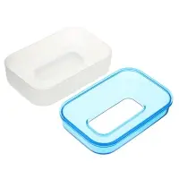 Мыльница с поддоном, тм VETTA, пластик, 11,5х7,6х2,7см, 3 цвета