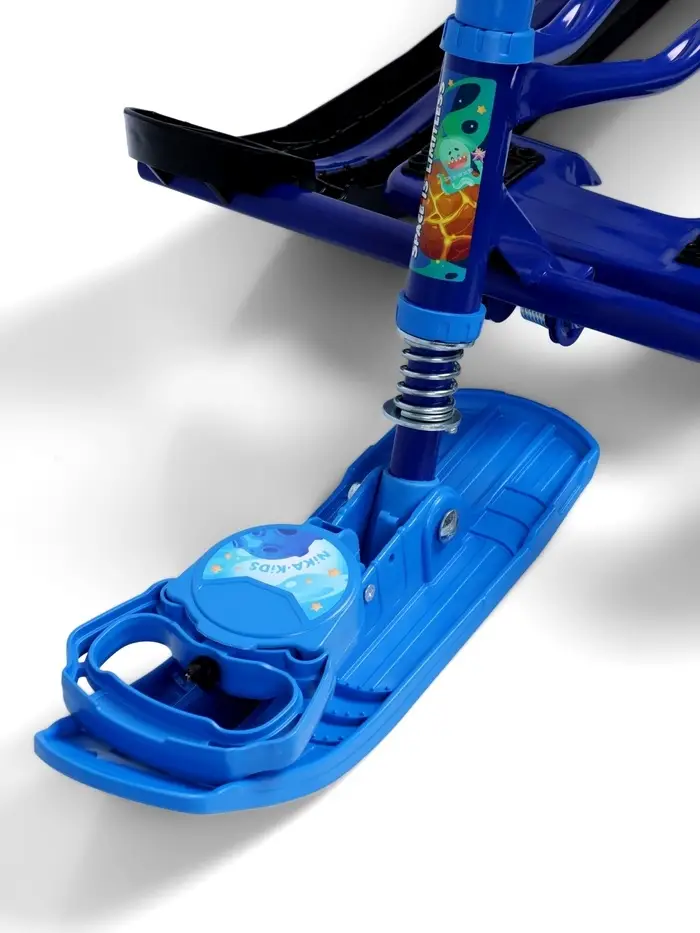 Снегокат &laquo;Тимка спорт 4-1&raquo; Космический, со спинкой, синий, ТС4-1 М/К Nika Kids