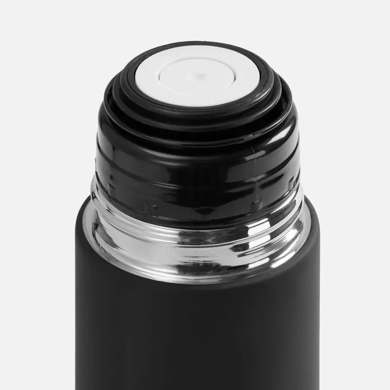 Термос Skydive, ver.2, черный Термос Skydive, ver.2, черный