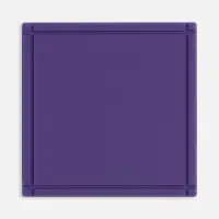 Лейбл из ПВХ Dzeta, L, фиолетовый