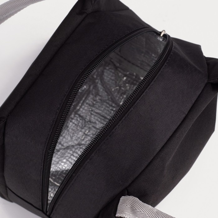 Термосумка на молнии 5,2 л, цвет чёрный Термосумка на молнии 5,2 л, цвет чёрный