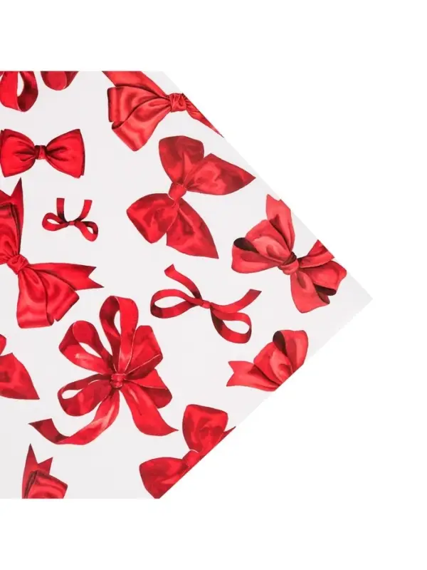 Бумага упаковочная глянцевая «Банты», 50 х 70 см Бумага упаковочная глянцевая «Банты», 50 х 70 см