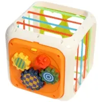Сортер "Кубик" с шестеренками и фигурами