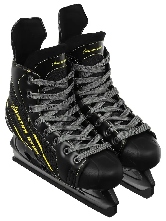 Коньки хоккейные Winter Star Powerplay Yellow, размер 47