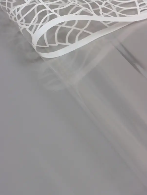 Пленка прозрачная с рисунком «Листья кайма» 0.7×8.2±5%м