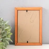 Фоторамка дерево 10х15 см, орех №2 (пластиковый экран)